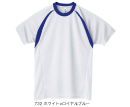 306-ART 4.4オンス カラーブロックドライTシャツ